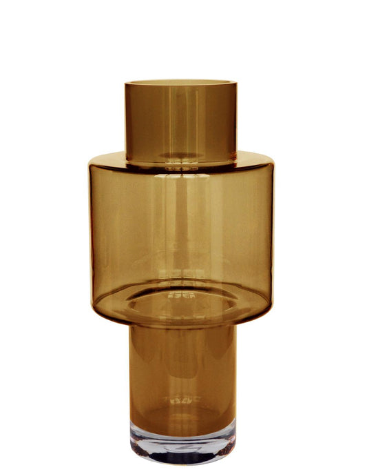 Vaas glas Juba M - H40 W20 - Cognac